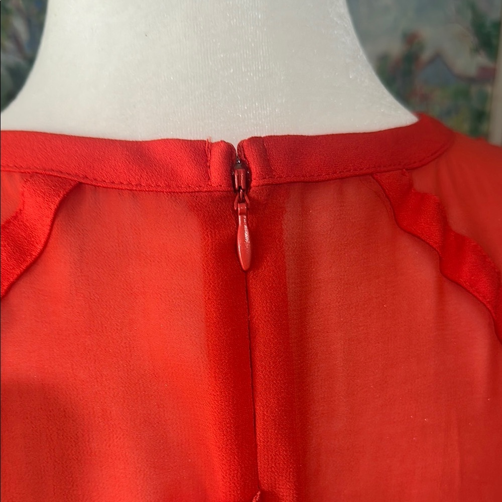 Adelyn Rae Red Halter Sheath Mini Dress - Picture 7 of 10